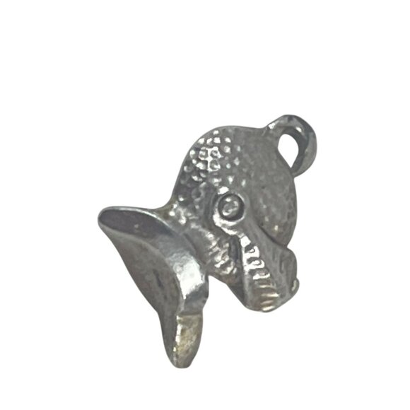 Vintage Knight Helmet Charm Pendant Medieval Armor Head Silver Tone Metal - Picture 4 of 8